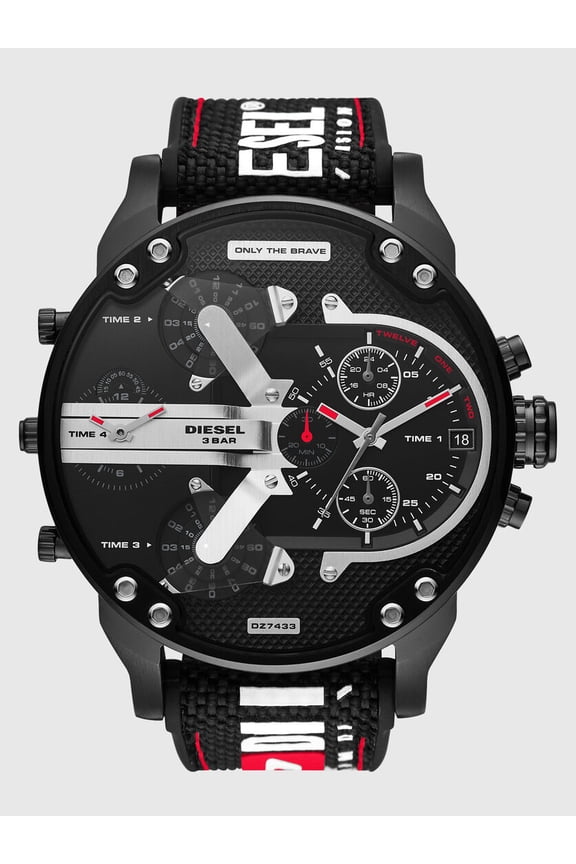 Mr Daddy 2.0 Multimovement Bonded Silicone/Nylon Watch. DZ7433