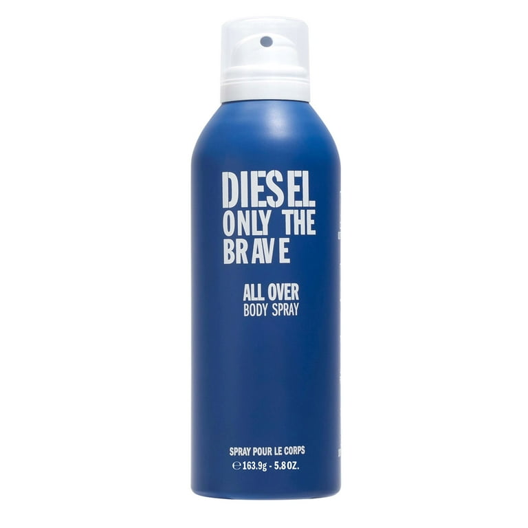 Diesel Only the Brave Body Spray for Men, 5.8 oz, Ambery Woody