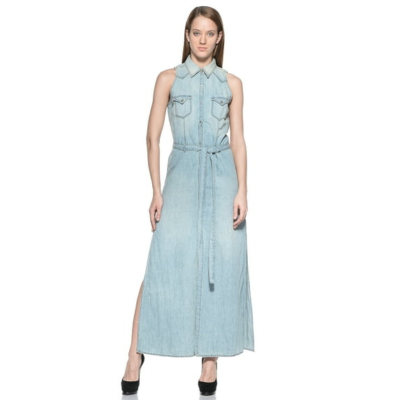 Diesel Pilklon Dresses Blue Denim S