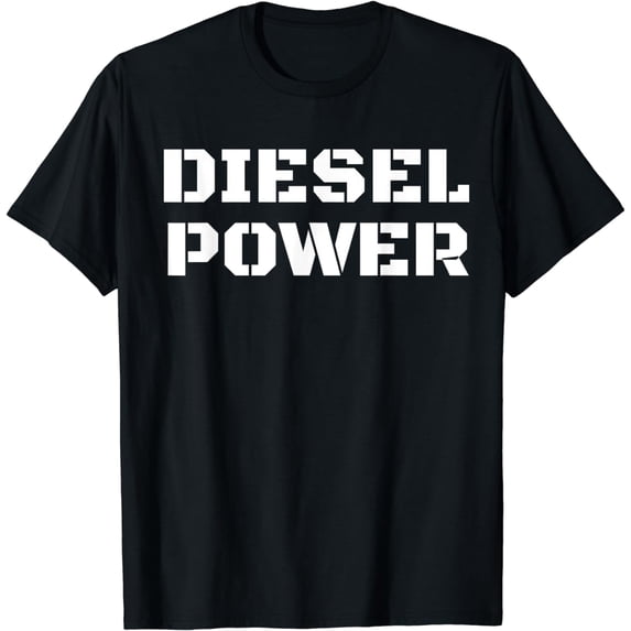 Diesel Power Big Text Turbo Diesels Trucks Roll Coal Gift T-Shirt