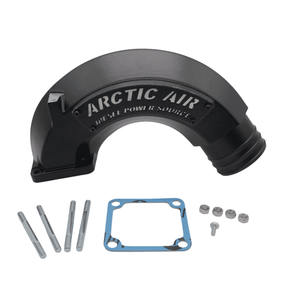 Diesel Power Source 5.9L 24V Cummins Intake Horn 2003-2007 Dodge Ram 2500 3500 3rd Gen High Flow Intake Manifold Air Tube Replacement Compatible Diesel Engine OEM Direct Fit Performance
