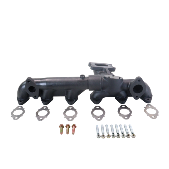 Diesel Power Source 5G Exhaust Manifold 2019-2024 Dodge Ram 6.7L Cummins Turbo Direct Bolt-On High Flow Cast Iron Lower EGTs Faster Spool (OEM 5450589, 708776AT)