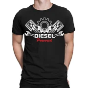 Diesel Powered Funny Auto Repair Garage Mechanic Mens T-Shirts Tee Top #TA-89