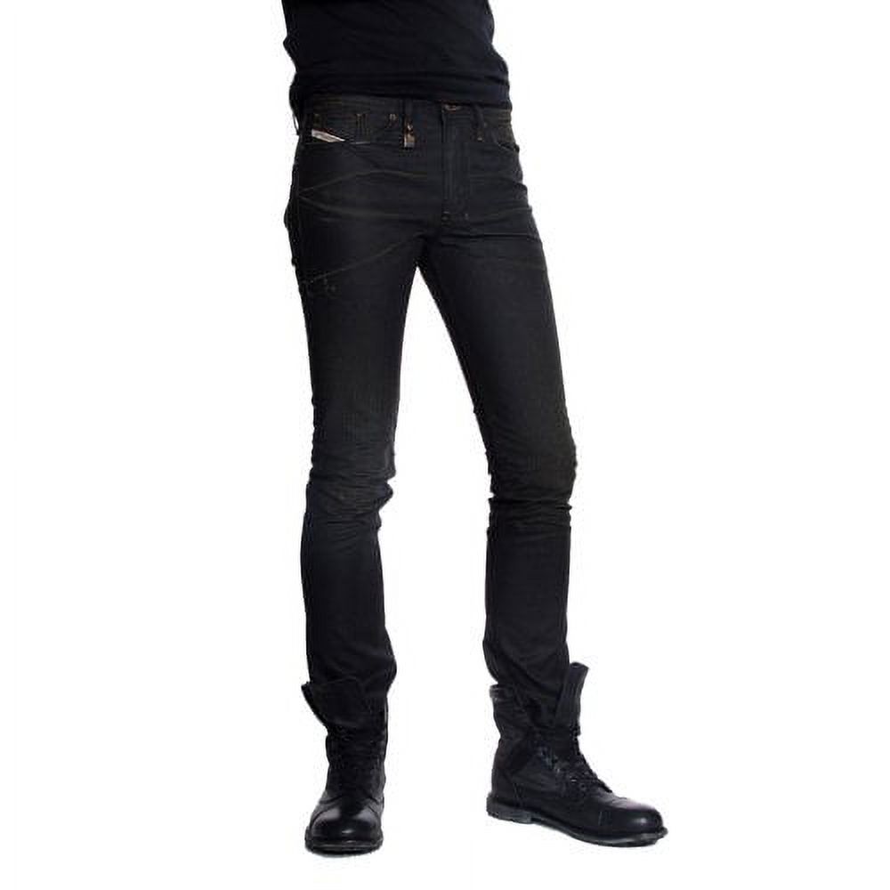 Diesel 'Shioner' Coated Slim Skinny Leg Jeans 0804H Charcoal/Denim