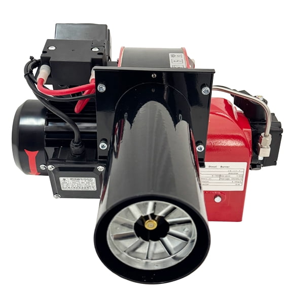 Diesel Single Stage Burner Fire Burning Machine Light Oil Heater Air Atomization Combustion Engine 220V 17.6-35.3lbs/h