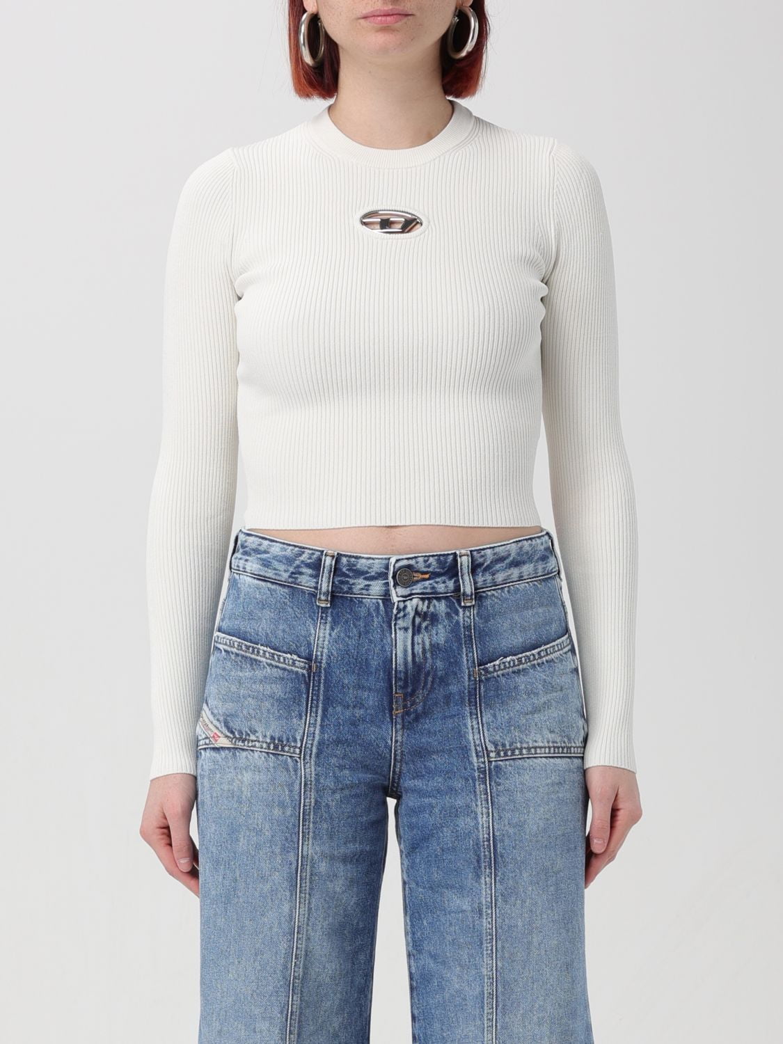 Diesel Sweater Woman White Woman - Walmart.com