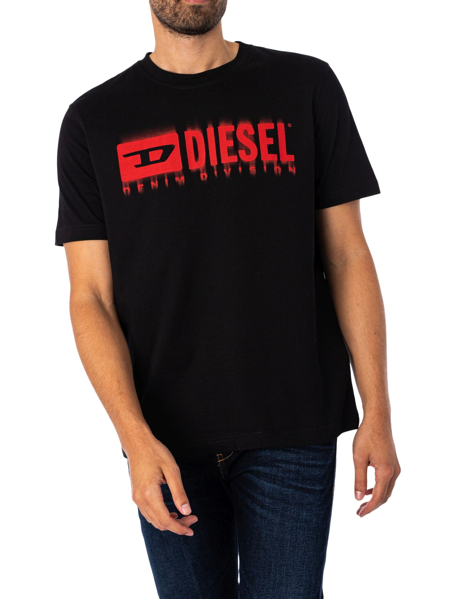 関税込【DIESEL】T Adjust Q7 short sleeve T-shirt/Black/ロゴ Diesel T-Adjust Q7 T-Shirt, Black - Walmart.com
