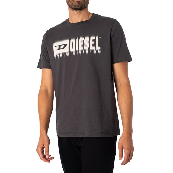 Diesel T-Adjust Q7 T-Shirt, Black