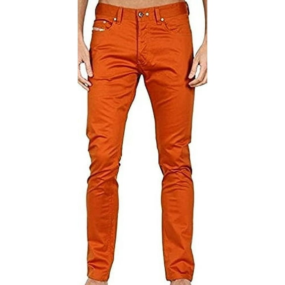 Diesel Tepphar Slim Fit Trouser Orange Orange 27