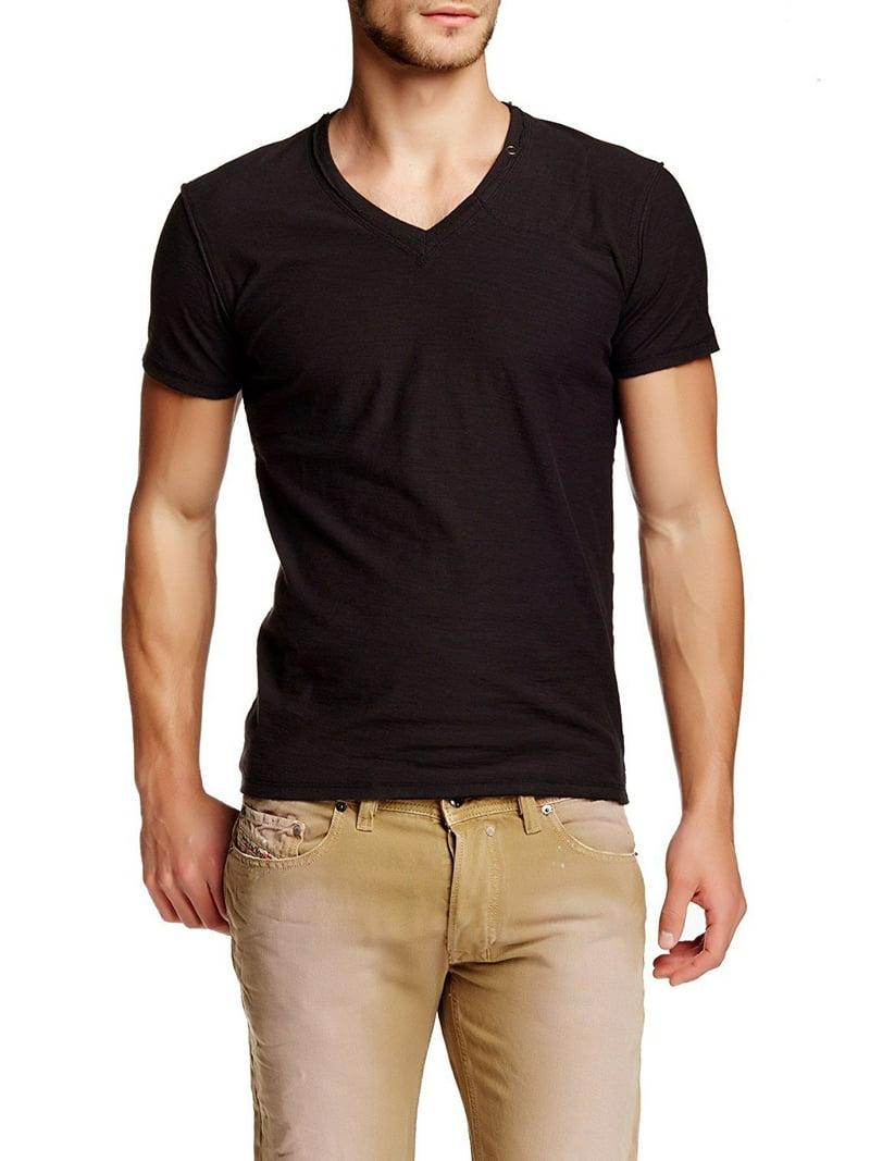 Diesel Tos V-Neck Tee 00KDY (3XL, Black)