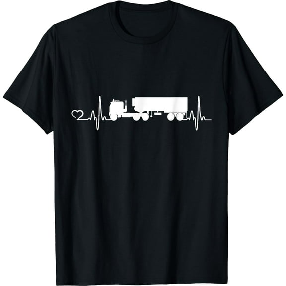 Diesel Trucker Funny Gift Big Rig Semi-Trailer Truck Driver T-Shirt