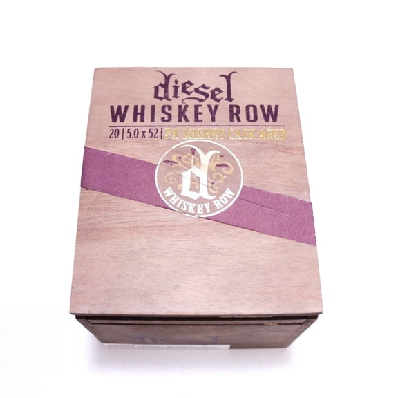 Diesel Whiskey Row Rabbit Hole PX Empty Wood Cigar Box 5.5" x 4.5" x 4"