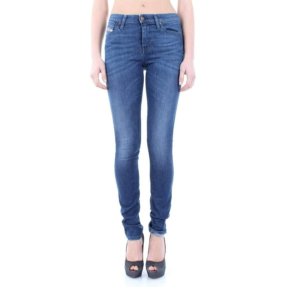 Diesel Women's Skinzee Trousers in Denim 848L Denim Jeans 24 X 32
