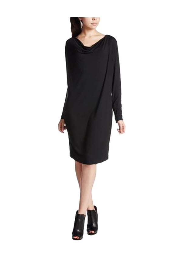 Womens D Clelia Long Sleeves Dresses Black 2XS
