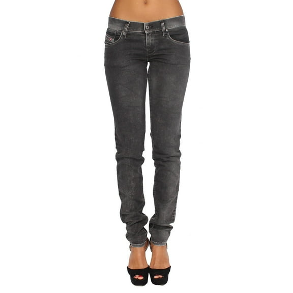 Diesel - Womens Jeans Getlegg 601C - Slim Black 25L x 32W