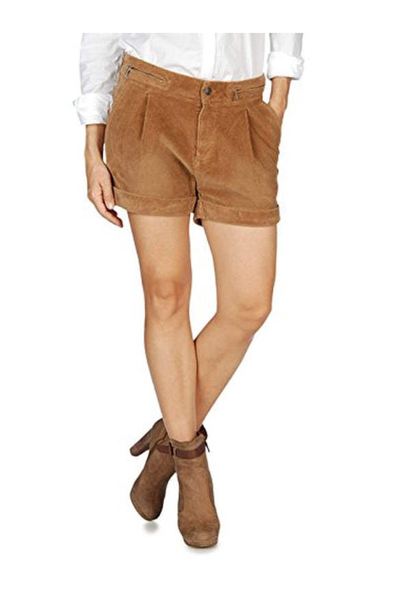 Womens S-Hopal-M Shorts Camel/Brown 27