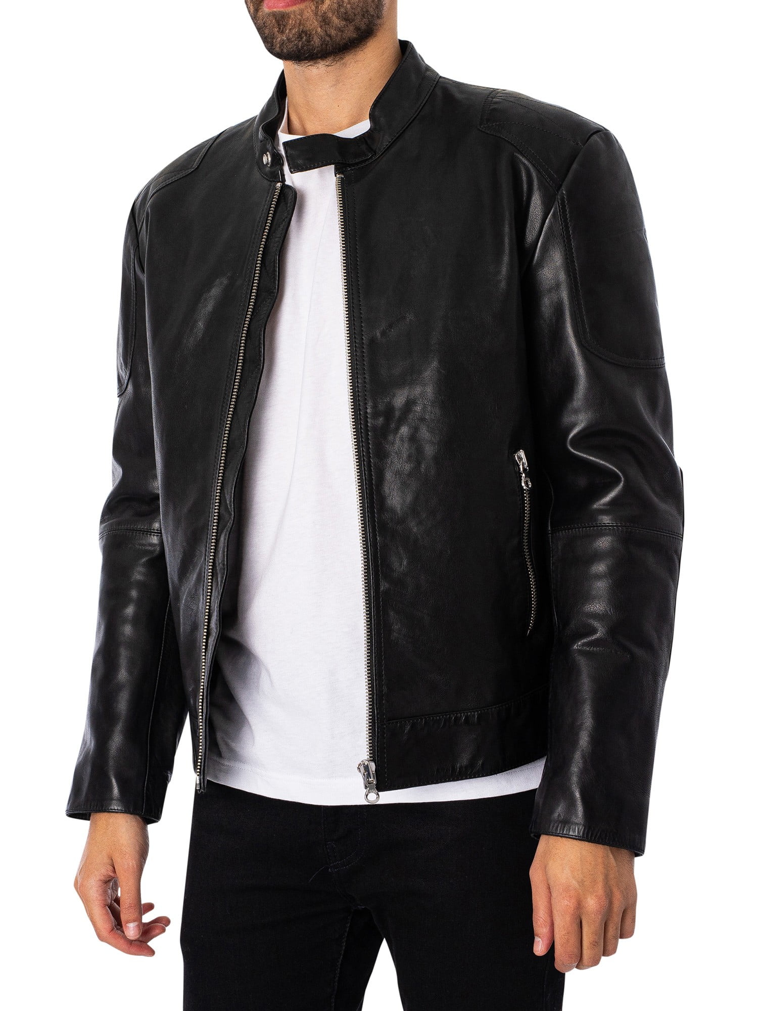 Full Sleeve Casual Jackets Mens Brown Leather Jacket at Rs 3500 in Bhadohi