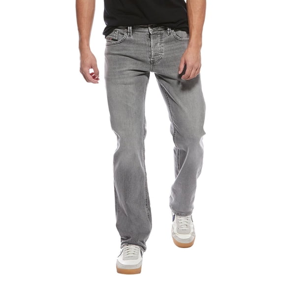 Diesel mens Markee Grey Straight Jean, 34, Grey