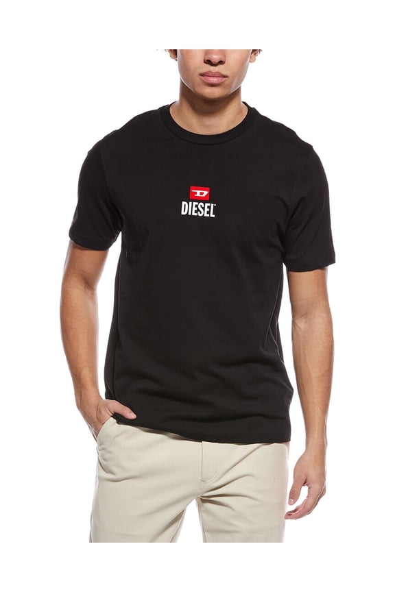 mens  T-Just D-Logo T-Shirt, s, Black