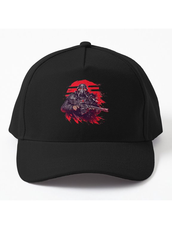 Dieselpunk Shock Trooper Baseball Hat, Trench Crusade Warfare Character Design, Classic Cap