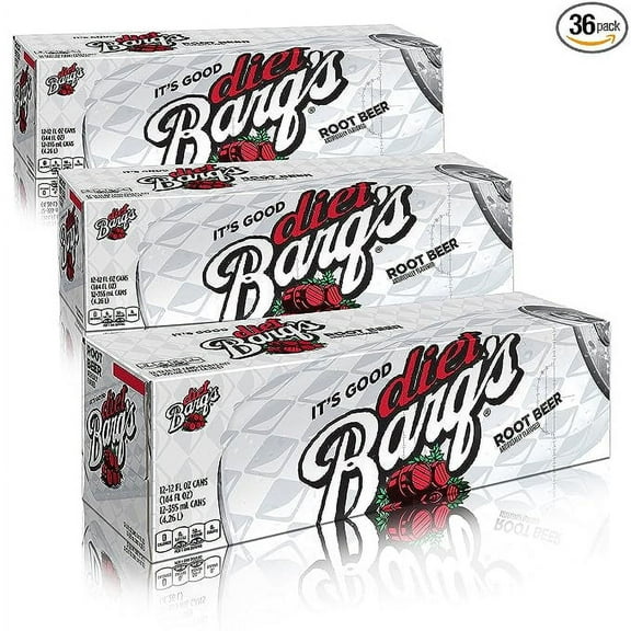 Diet Barq's Fridge Pack Bundle, 12 fl oz, 36 Pack