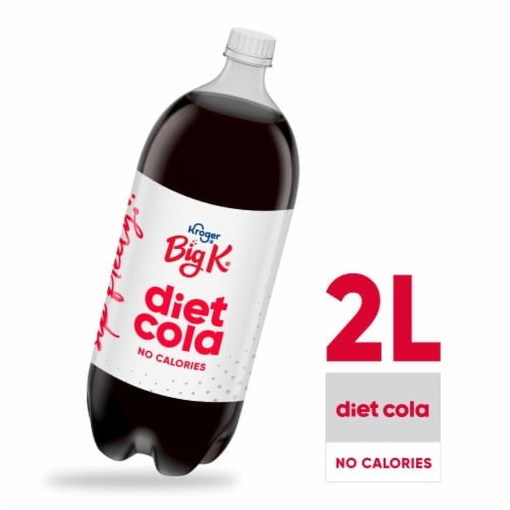 Bif Cola Diet Big K Cola No Calorie Soda Bottle 2 liter. - Walmart.com