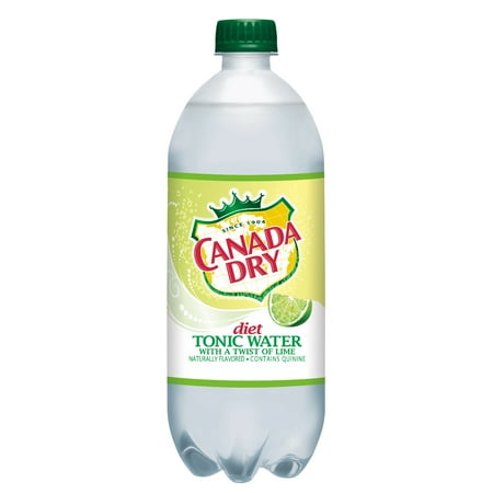 Diet Canada Dry Tonic Water with a Twist of Lime, 1 L