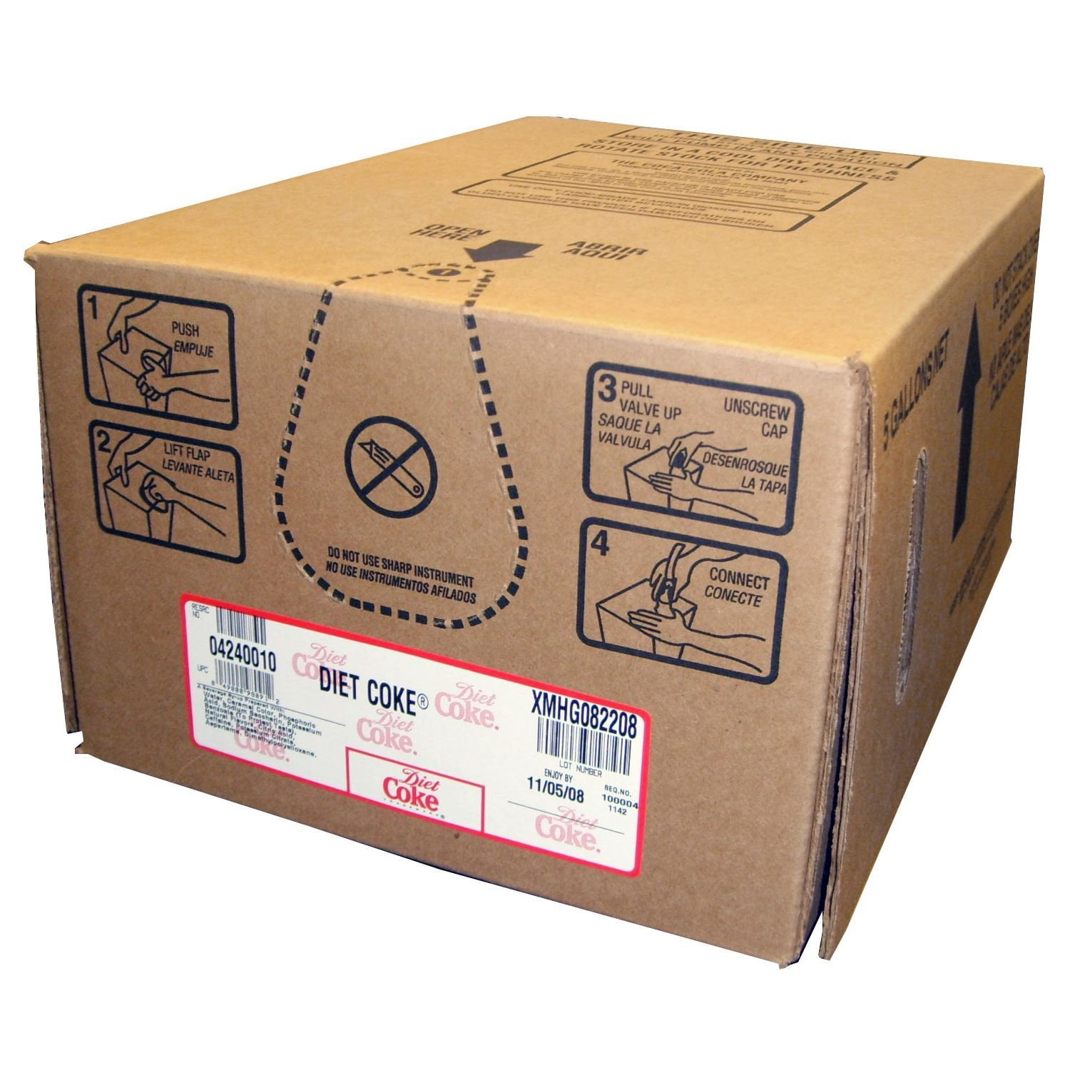 Diet Coke Bag-In-Box Fountain Syrup (5 gal.) - Walmart.com