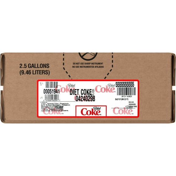 Diet Coke Bag in box, 2.5 Gallons