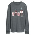 thumbnail image 1 of Diet Coke - Bottles and Cans - Men's Long Sleeve Graphic T-Shirt, 1 of 4