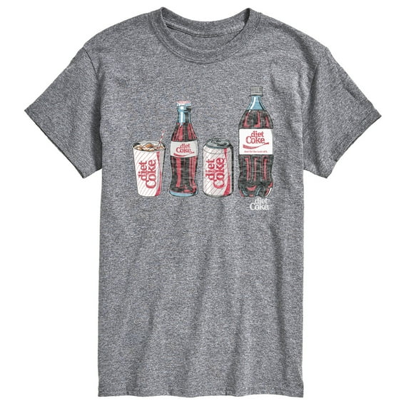 Diet Coke - Bottles and Cans - Men's Short Sleeve Graphic T-Shirt