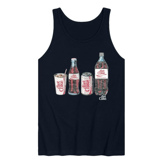 Diet Coke - Bottles and Cans - Men's Sleeveless Graphic Tank