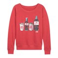 thumbnail image 1 of Diet Coke - Bottles and Cans - Women's French Terry Long Sleeve Pullover, 1 of 3