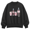 thumbnail image 1 of Diet Coke - Bottles and Cans - Women's Oversized Fleece Crew Sweatshirt, 1 of 2