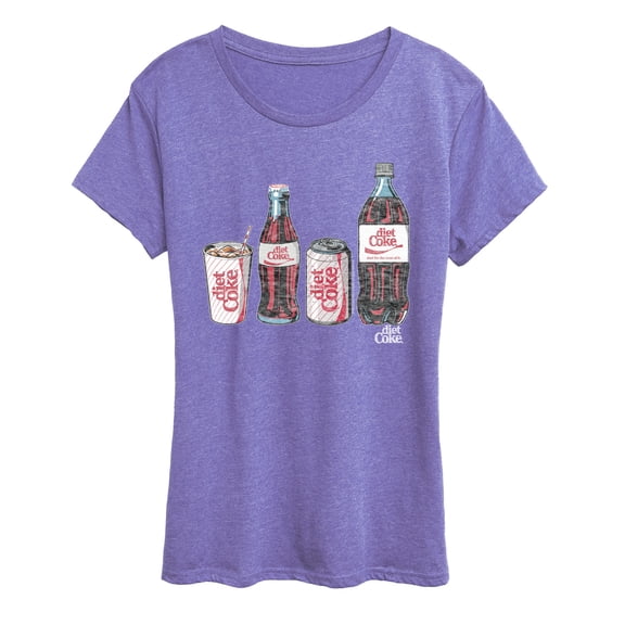 Diet Coke - Bottles and Cans - Women's Short Sleeve Graphic T-Shirt