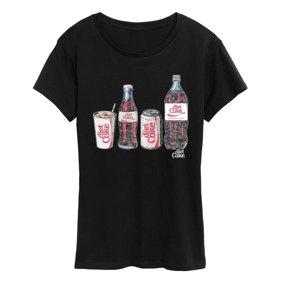 Diet Coke - Bottles and Cans - Women's Short Sleeve Graphic T-Shirt