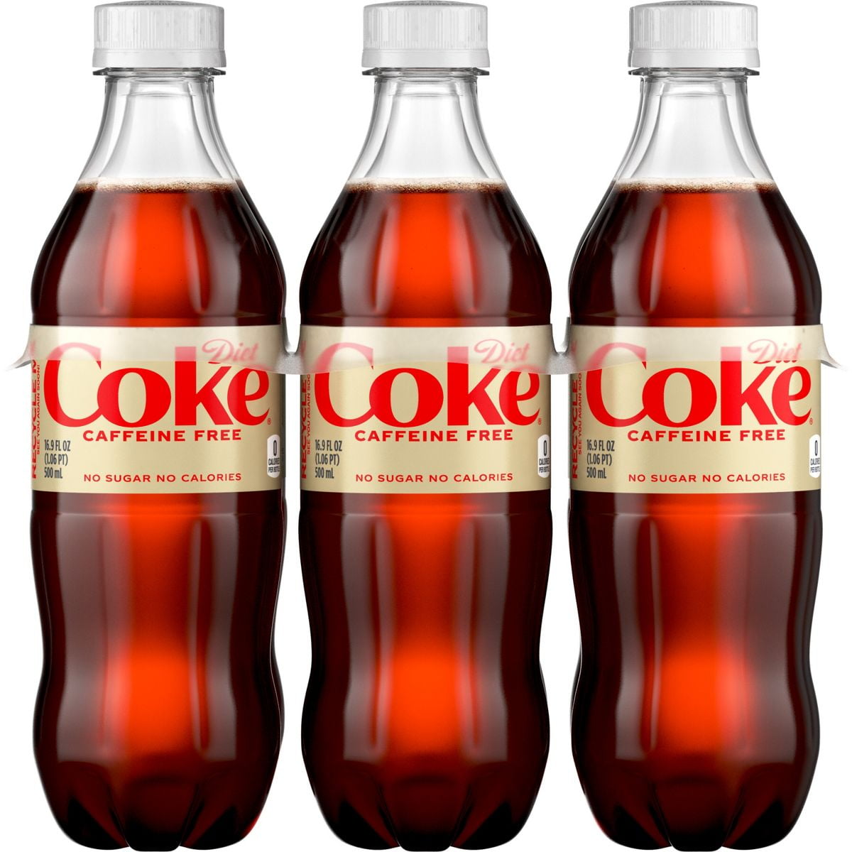 Diet Coke Caffeine Free Soda - 6pk/16.9 fl oz Bottles