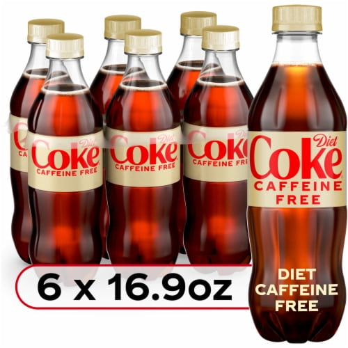 Diet Coke Caffeine Free Soda Bottles 6 pk / 16.9 fl oz - Pack of 2