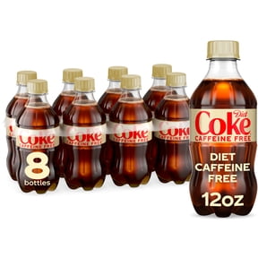 Diet Coke Caffeine-Free Soda Pop Bottles, 12 fl oz, 8 Pack