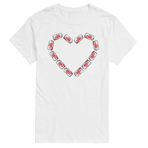 Diet Coke - Can Heart - Men's Short Sleeve Graphic T-Shirt