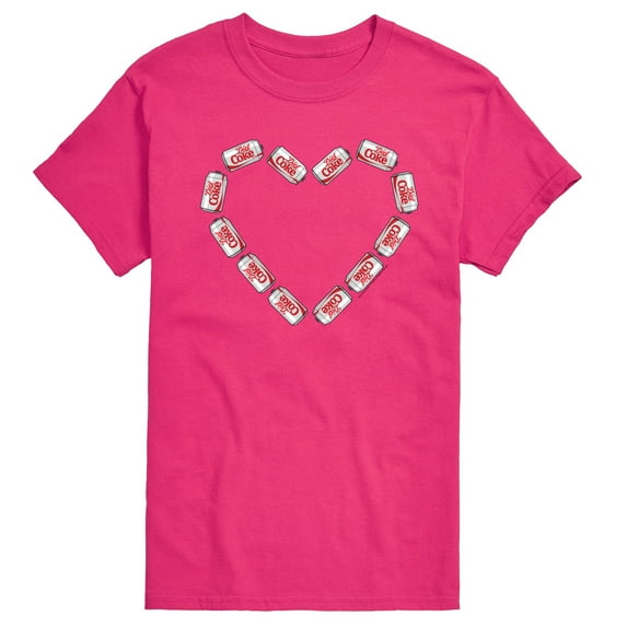 Diet Coke - Can Heart - Men's Short Sleeve Graphic T-Shirt