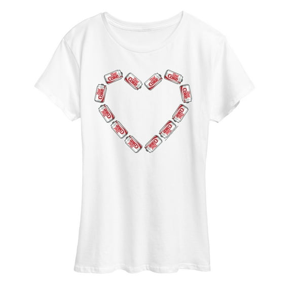 Diet Coke - Can Heart - Women's Short Sleeve Graphic T-Shirt