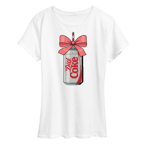 Diet Coke - Coquette Bow Diet Coke - Ladies Short Sleeve Graphic T-Shirt