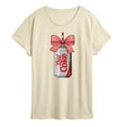 thumbnail image 1 of Diet Coke - Coquette Bow Diet Coke - Ladies Short Sleeve Graphic T-Shirt, 1 of 5