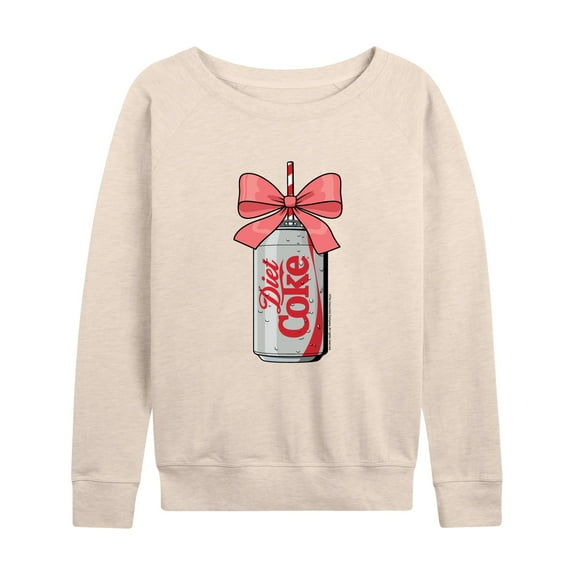 Diet Coke - Coquette Bow Diet Coke - Womens French Terry Long Sleeve Shirt
