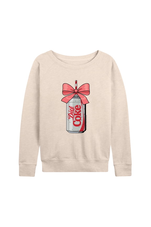 - Coquette Bow Diet Coke - Womens French Terry Long Sleeve Shirt