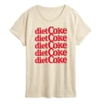 thumbnail image 1 of Diet Coke - Diet Coke Stacked - Ladies Short Sleeve Graphic T-Shirt, 1 of 5
