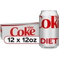 thumbnail image 1 of Diet Coke Soda Cans - 12 fl oz - 12 pk, 1 of 5