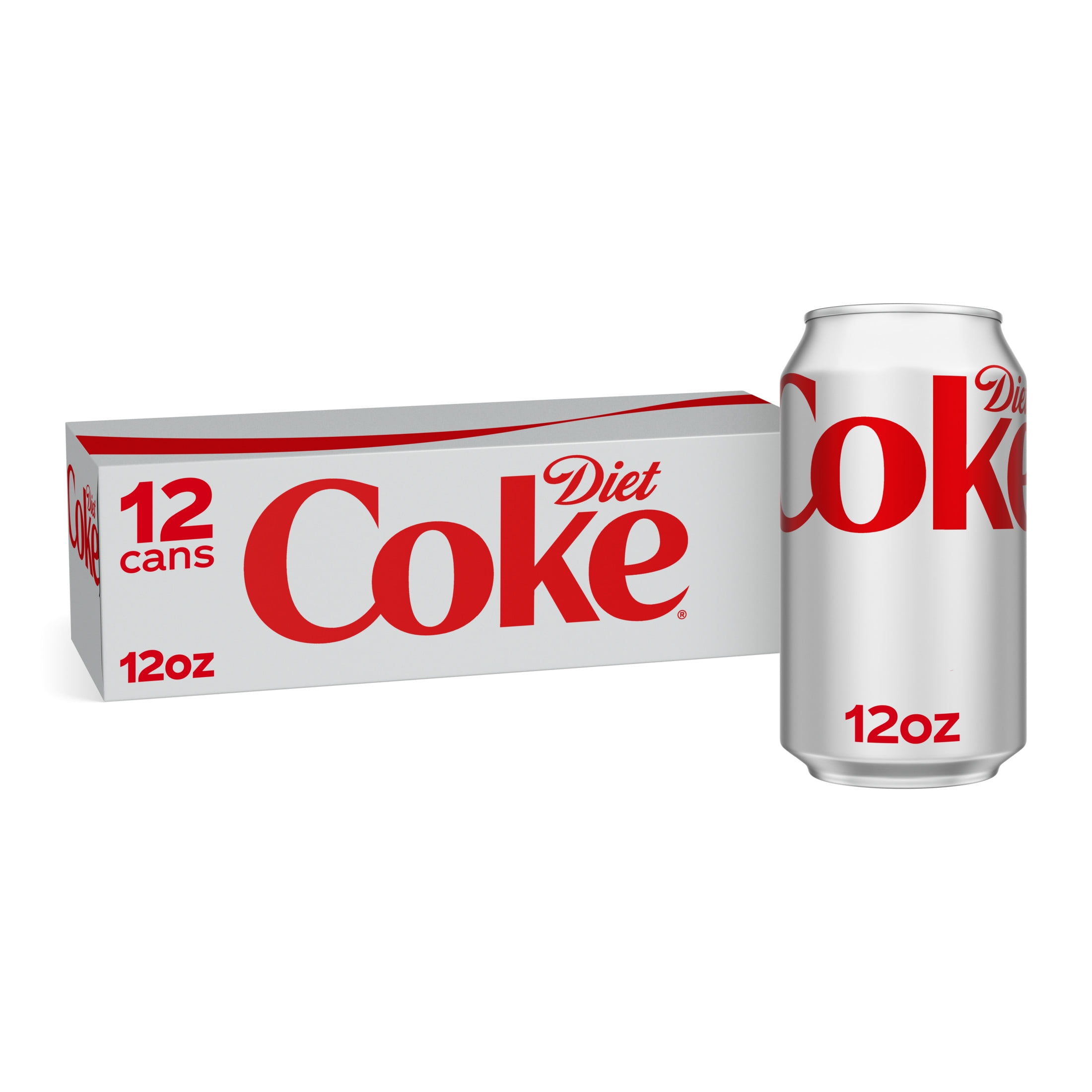 Diet Coke Diet Soda Fridge Pack, 12 fl oz Cans, 12 Pack