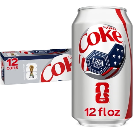 Diet Coke Soda Fridge Pack Cans, 12 fl oz, 12 Pack